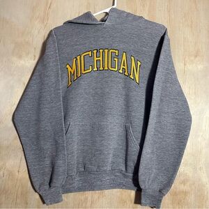 VTG RUSSELL ATHLETIC Michigan Wolverines Hoodie 80s Sweatshirt USA University M